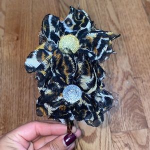Cheetah flower headband!